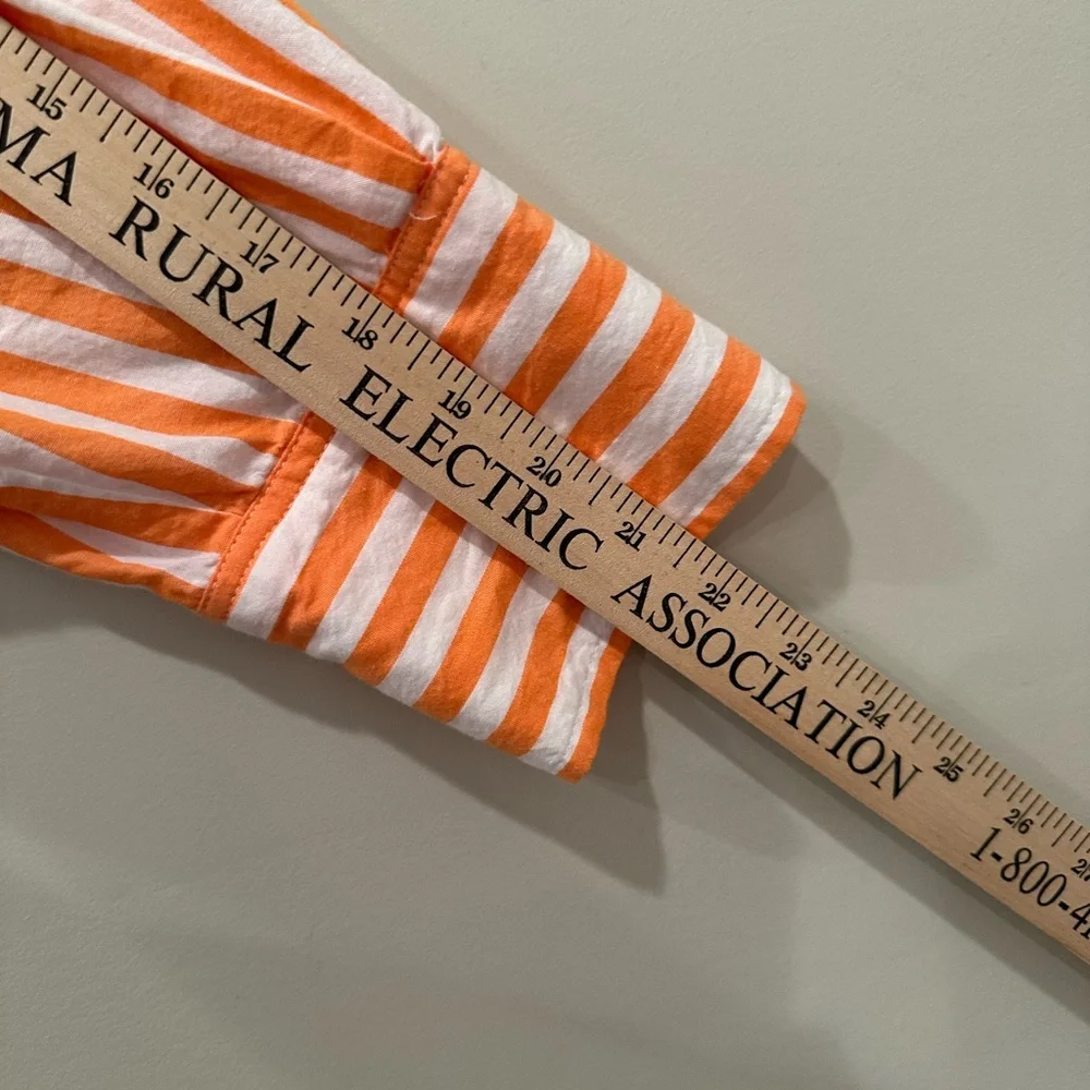 MAYE 100% Cotton Striped Button Down Shirt Business Casual Sz XL - Picture 8 of 12